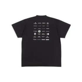 Archives Logos T-Shirt Oversized «Schwarz» 712398TNVQ71070