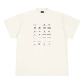 Archives Logos T-Shirt Oversized «White» 712398TNVQ79784