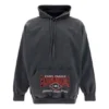 B Authentic Vintage Jersey Oversize-Hoodie «Washed Black» 697879TMVB11000