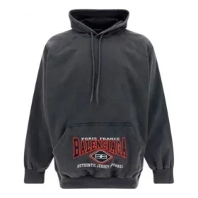 B Authentic Vintage Jersey Oversize-Hoodie «Washed Black» 697879TMVB11000