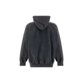 B Authentic Vintage Jersey Oversize-Hoodie «Washed Black» 697879TMVB11000