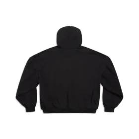 Back Flip Round Hoodie Oversized «Schwarz Weiss» 761458TPVG11070