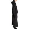 Back Flip Round Hoodie Oversized «Schwarz Weiss» 761458TPVG11070