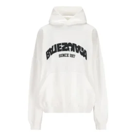 Back Flip Round Hoodie Oversized «White Black» 761458TPVG19040