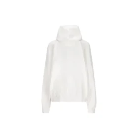 Back Flip Round Hoodie Oversized «White Black» 761458TPVG19040