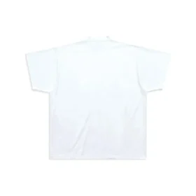 Back Flip T-Shirt Oversized Weiss Schwarz» 739028TPVF99040