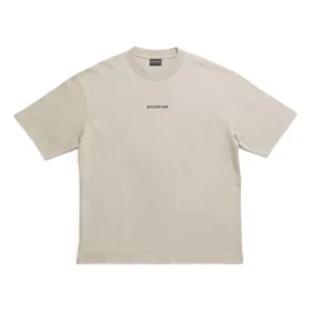 Back-T-Shirt, mittlere Passform «Beige» 612966TOVJ89763