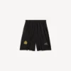 Baggy-Fussballshorts für Herren in Schwarz