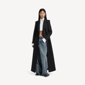 Baggy-Jeans für Damen mit tiefem Schritt in schmutzigem Vintage-Blau Baggy-Jeans für Damen mit tiefem Schritt in schmutzigem Vintage-Blau