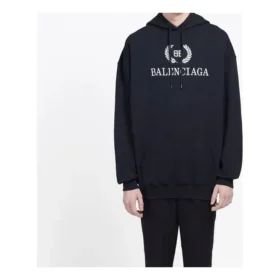 Balenciaga BB für Herren mit Brustlogo-Aufdruck, schwarz 556143TDV521000