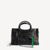 Balenciaga Biker-Anhänger/Schlüsselanhänger für Damen in Grün/Schwarz