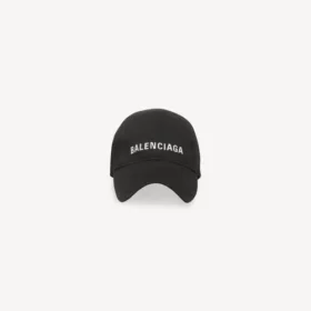 Balenciaga-Cap in Schwarz/Weiss