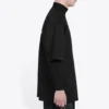 Balenciaga Crew-T-Shirt für Herren mit Alphabet-Aufdruck, kurzärmelig, schwarz 620969TIV741070