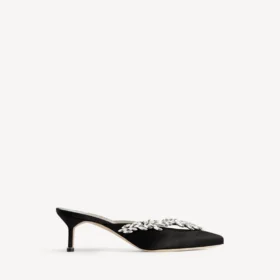 Balenciaga für Damen | Manolo Blahnik Pantoletten in Schwarz