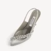 Balenciaga für Damen | Manolo Blahnik Slingback in «Grey Plume» Balenciaga für Damen | Manolo Blahnik Slingback in «Grey Plume»