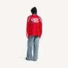 Balenciaga für Herren | Oversize-Langarm-T-Shirt aus der NBA-Kollaboration in Rot/Mehrfarbig