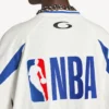Balenciaga für Herren | Oversize-Langarm-T-Shirt aus der NBA-Kollaboration in Weiss/Mehrfarbig