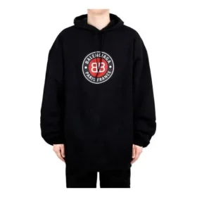 Balenciaga für Herren, schwarz, mit Slogan-Aufdruck, schwarz 641679TJV771000