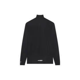 Balenciaga FW21 Alphabet Langarm-Sportshirt für Herren, Schwarz 661749444B81077