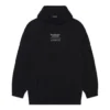 Balenciaga FW21 Herren-Hoodie, boxy, locker, langärmelig, schwarz 651799TJV910107