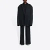Balenciaga FW21 Retro-Jacke für Herren, gross, schwarz 662388TAV041000