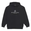 Balenciaga Herren Alphabet-Logo-Print, schwarz, 570811TGV701000