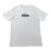 Balenciaga Herren-Crew-Shirt mit Aufdruck, kurzärmelig, weiss 620941TIV749040