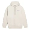 Balenciaga Herren-Fleece mit langen Ärmeln, cremweiss 600583TJVA89055