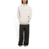 Balenciaga Herren-Fleece mit langen Ärmeln, cremweiss 600583TJVA89055