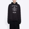 Balenciaga Herren-Freizeitsweiss, gemütlich, schwarz 641679TJV791000