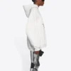 Balenciaga Herren FW21 «Hi My Name Is» mit Alphabet-Muster, langärmelig, weiss 651799TKVF29081