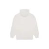 Balenciaga Herren FW21 Kapuzenpullover mit Logo-Alphabet-Aufdruck, langärmelig, cremeweiss 570811TIV552970