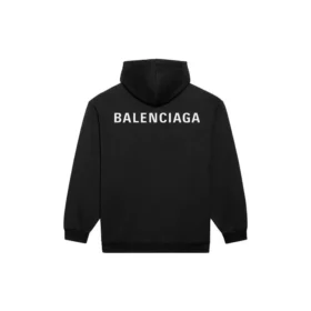 Balenciaga Herren FW21 Langarm-T-Shirt mit Logo-Aufdruck, Schwarz 600583TIV841070