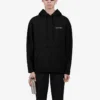 Balenciaga Herren FW21 Langarm-T-Shirt mit Logo-Aufdruck, Schwarz 600583TIV841070