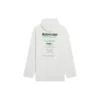 Balenciaga Herren FW21 Logo-Alphabet-Print, locker geschnitten, weiss 662424TKVF89085