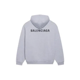 Balenciaga Herren FW21 Logo-Print Langarm-T-Shirt Grau 600583TIV841167