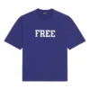 Balenciaga Herren FW21 Retro-Strick-T-Shirt mit kurzen Ärmeln, marineblau 612966TKVD33967