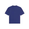 Balenciaga Herren FW21 Retro-Strick-T-Shirt mit kurzen Ärmeln, marineblau 612966TKVD33967
