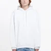 Balenciaga Herren-Hoodie mit «Back Alphabet»-Aufdruck, langärmelig, weiss 556113TAV379000