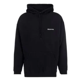 Balenciaga Herren-Kapuzen-Freizeitshirt aus reiner Baumwolle, schwarz 570811TJV851070