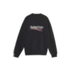 Balenciaga Herren-Langarm-Shirt mit Logo-Print, schwarz 556147TBV141000