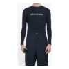 Balenciaga Herren-Langarmshirt mit elastischem Bund und kreativem Logo-Print, schwarz 620966TIV491070