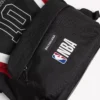 Balenciaga Herren | NBA Collaboration Explorer Rucksack in Schwarz/Weiss/Vermillonrot
