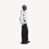 Balenciaga Herren | NBA-Kollaboration: Oversize-Hoodie mit Reissverschluss in Weiss/Mehrfarbig