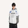 Balenciaga Herren | NBA-Kollaboration Oversize-T-Shirt in Weiss/Mehrfarbig Balenciaga Herren | NBA-Kollaboration Oversize-T-Shirt in Weiss/Mehrfarbig