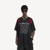 Balenciaga Herren | Oversize-T-Shirt aus der NBA-Kollaboration in Schwarz/Mehrfarbig