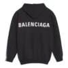 Balenciaga Herren-Pullover mit grossem Logo-Aufdruck, schwarz 556143TAV371000