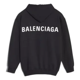 Balenciaga Herren-Pullover mit grossem Logo-Aufdruck, schwarz 556143TAV371000