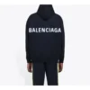 Balenciaga Herren-Pullover mit grossem Logo-Aufdruck, schwarz 556143TAV371000