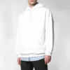 Balenciaga Herren-Pullover mit Logo auf dem Rücken, weiss, 556143TAV379000